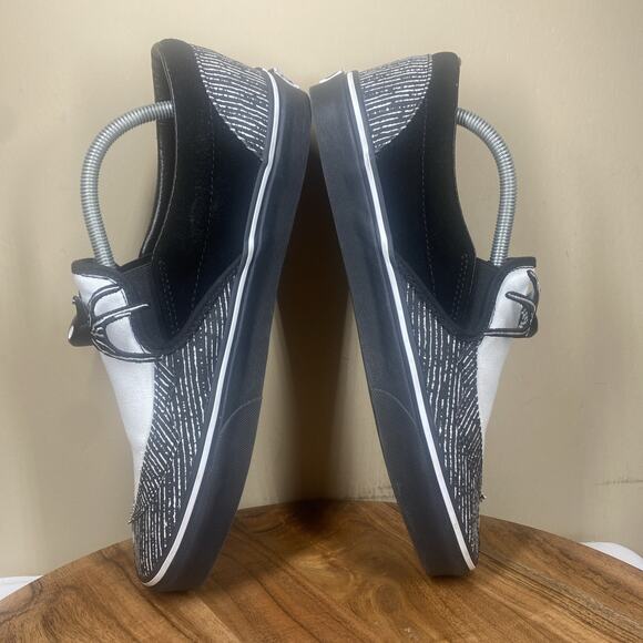 Vans Nightmare Before Christmas Jack Skellington Mens Black White Size 11 Shoes - Picture 6 of 11